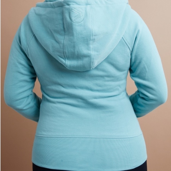 NWT savvi women’s full zip fleece hoodie meadowbrook blue size XL extra large - Picture 4 of 8